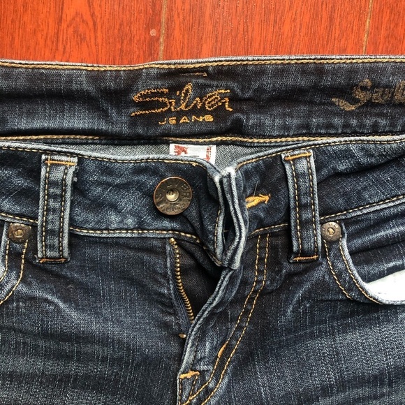 Silver Jeans Suki Cropped Jeans 28/24 - Picture 9 of 14